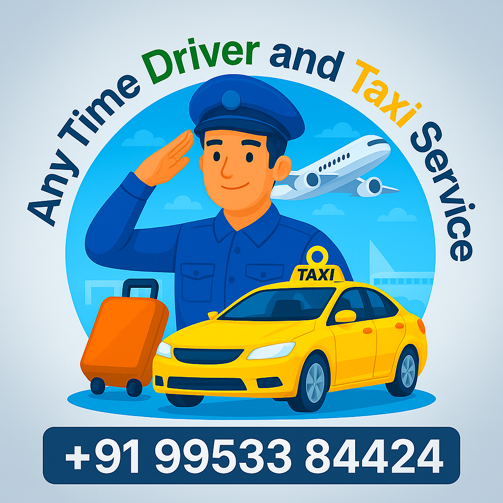 Any Time Driver and Taxi Service Logo
